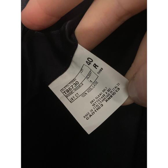 Ted Baker London dress pants men’s size 40R black 100% wool made in Italy - Picture 5 of 5